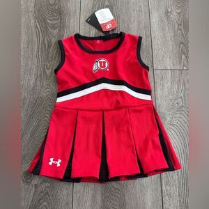 Under Armour university of Utah Red and Black Toddler Outfit